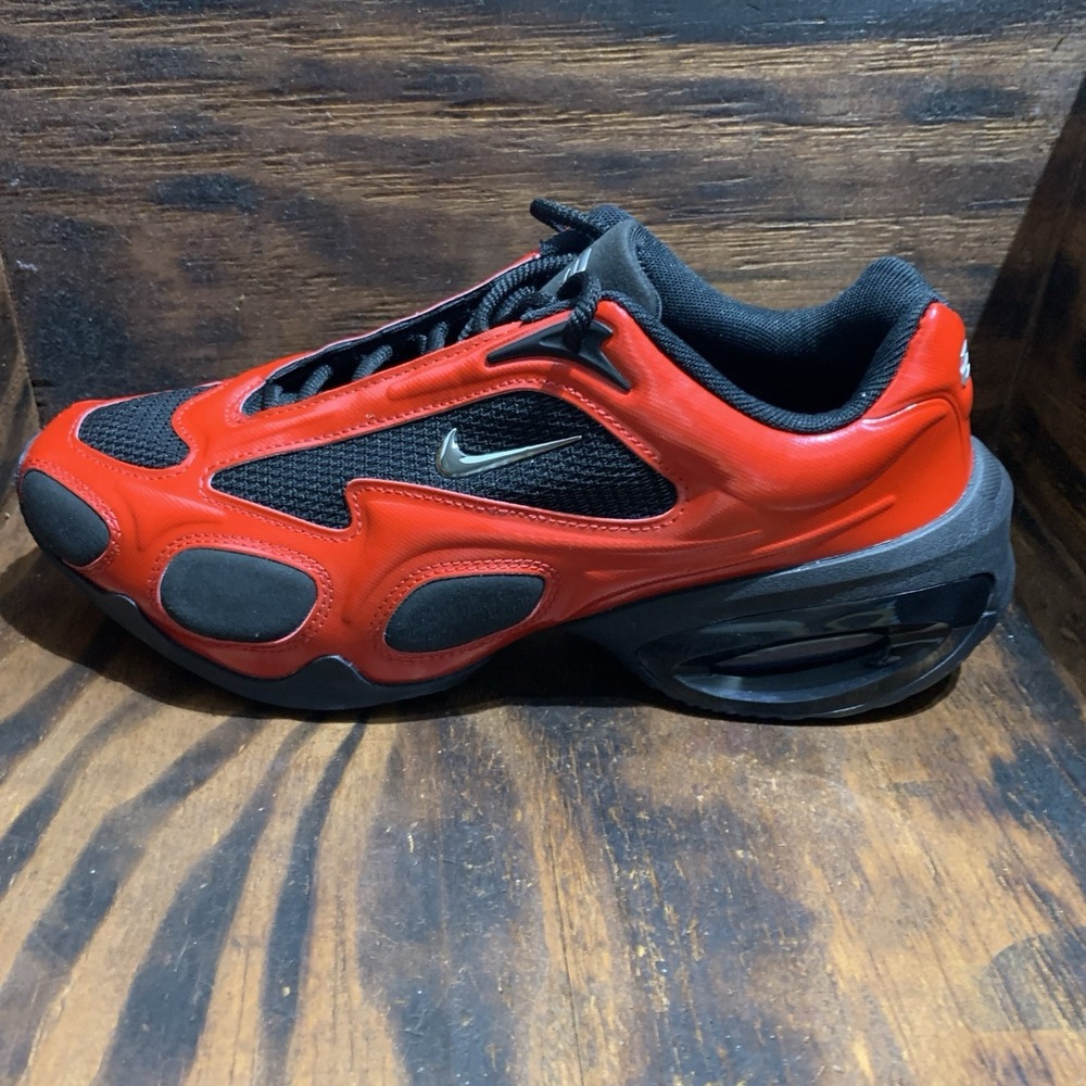 Nike Air Max Muse Womens Size 9 University Red Metallic Silver Black FV1920 603